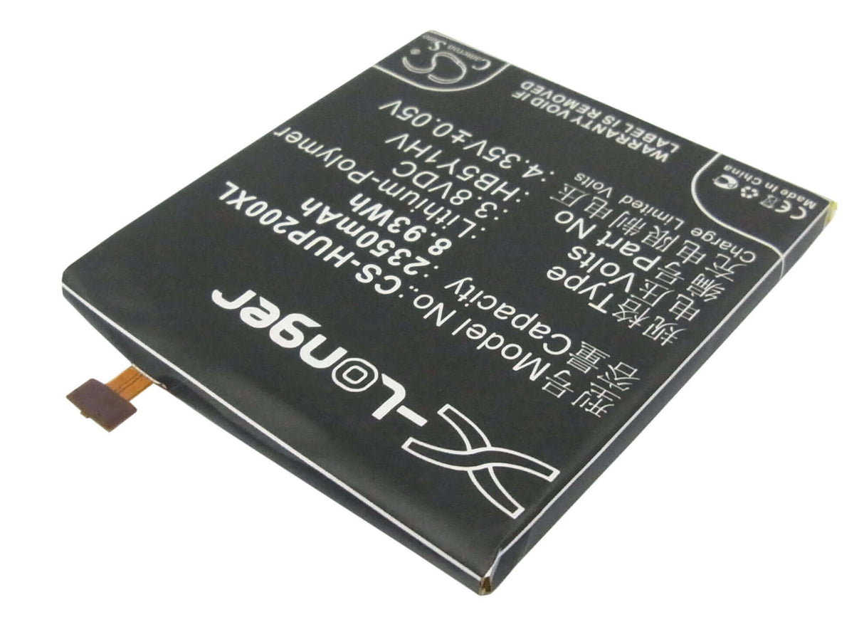 3.8V, Li-Polymer, 2350mAh, SmartPhone battery fits Huawei, Hb5y1hv, Ascend P2, Gl07s, 8.93Wh Mobile, SmartPhone Cameron Sino Technology Limited (Smartphone)