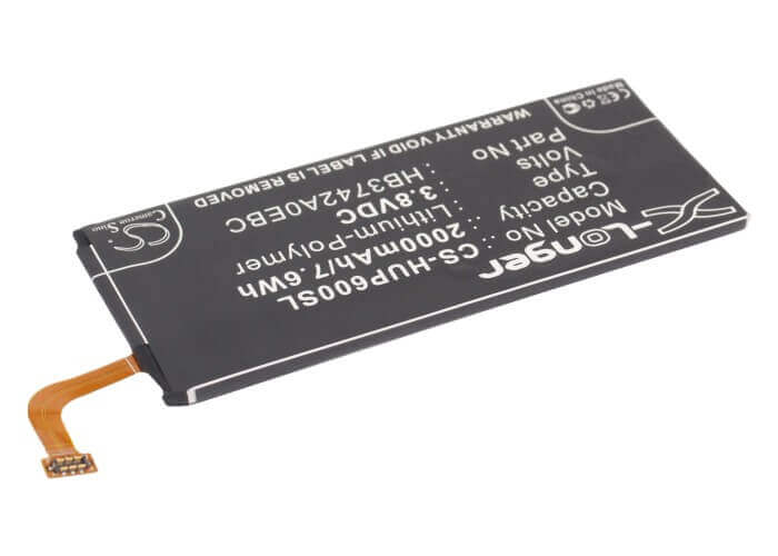 Batterie de Smartphone 3.8V, Li-Polymère, 2000mAh, compatible avec Explay, Huawei, Hb3472a0ebc, Fresh, 7.6Wh Mobile, SmartPhone Cameron Sino Technology Limited (Smartphone)
