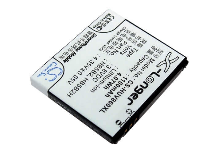3.7V, Li-ion, 1100mAh, SmartPhone battery fits Esia, Vodafone, Huawei, Hb5b2, Qwerty Mini, 4.07Wh Mobile, SmartPhone Cameron Sino Technology Limited (Smartphone)