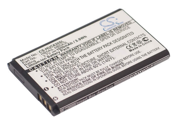 3.7V, Li-ion, 1050mAh, SmartPhone battery fits Huawei, Hb5a3, Amico Supervoice, Supervoice, 3.89Wh Mobile, SmartPhone Cameron Sino Technology Limited (Smartphone)