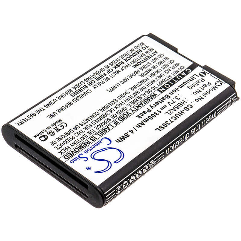Battery For Huawei C7300, C7189, C2823 3.7v, 1300mah - 4.81wh Batteries for Electronics Cameron Sino Technology Limited (Suspended)