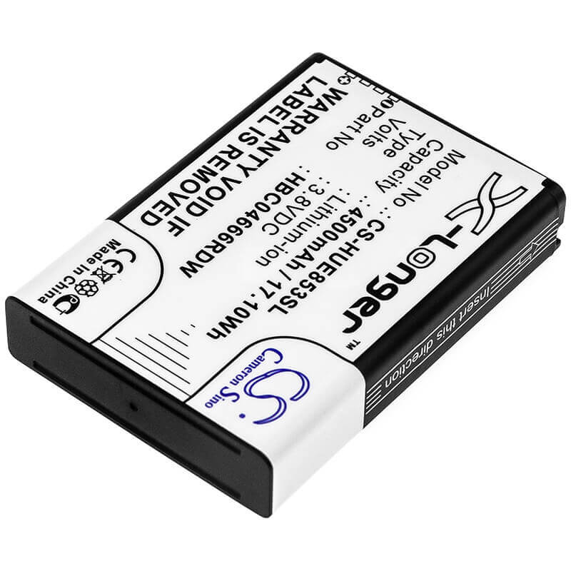 3.8V, Li-ion, 4500mAh, Hotspot battery fits Huawei, Hbc04666rdw, E5573s-852, E5573s-853, 17.10Wh Hotspot Cameron Sino Technology Limited