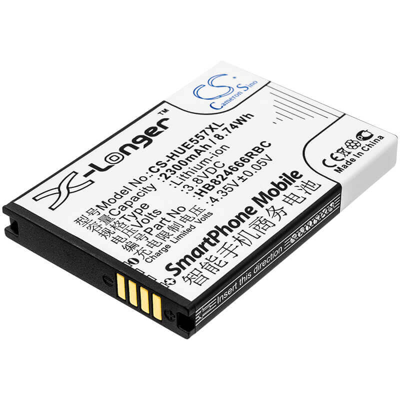 3.8V, Li-ion, 2300mAh, Hotspot battery fits Huawei, Hb824666rbc, 501hw, 502hw, 8.74Wh Hotspot Cameron Sino Technology Limited