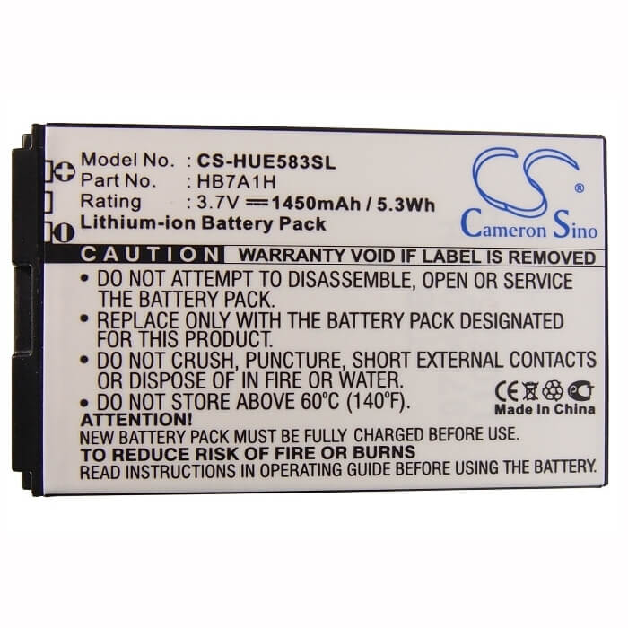 Hotspot Battery For Huawei E583c, Mifi E583c Wireless Pointer, R201 3.7v, 1450mah - 5.37wh Hotspot Cameron Sino Technology Limited