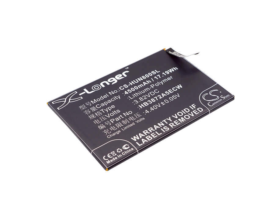 3.82V, Li-Polymer, 4500mAh, SmartPhone battery fits Huawei, Hb3872a5ecw, Edi-al10, Edi-dl00, 17.19Wh Mobile, SmartPhone Cameron Sino Technology Limited (Smartphone)
