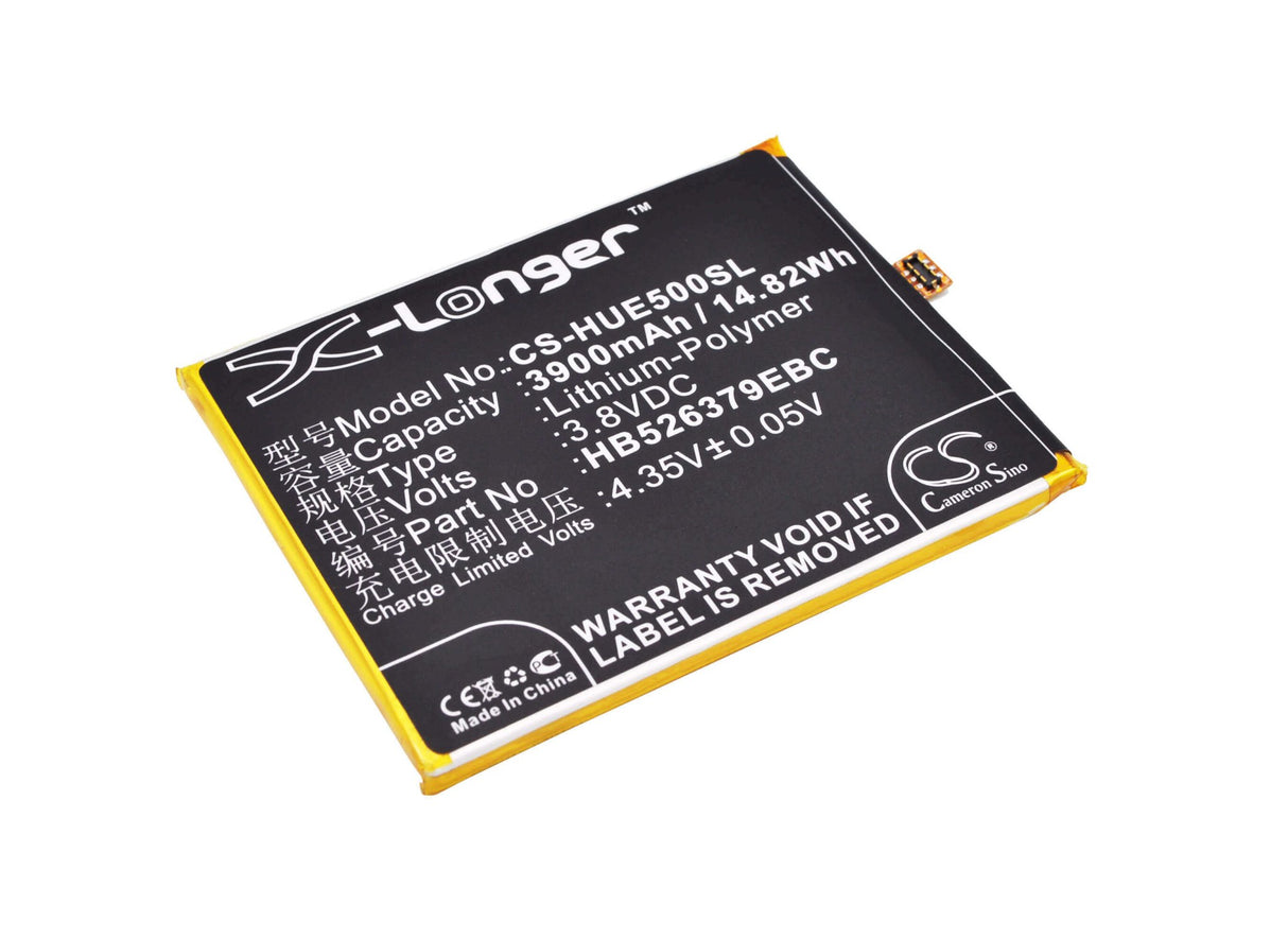 3.8V, Li-Polymer, 3900mAh, SmartPhone battery fits Huawei, Hb526379ebc, Enjoy 5, Enjoy 5 Dual Sim, 14.82Wh Mobile, SmartPhone Cameron Sino Technology Limited (Smartphone)