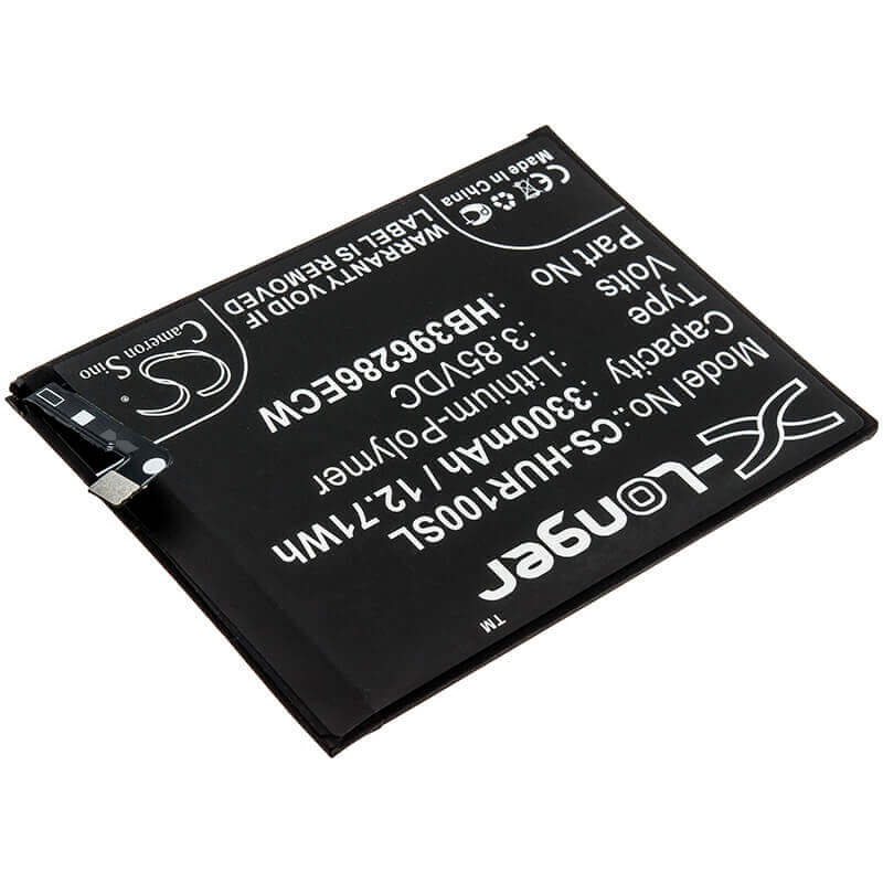 3.85V, Li-Polymer, 3300mAh, SmartPhone battery fits Huawei, Hb396286ecw, Enjoy 9s, Honor 10 Lite, 12.71Wh Mobile, SmartPhone Cameron Sino Technology Limited (Smartphone)
