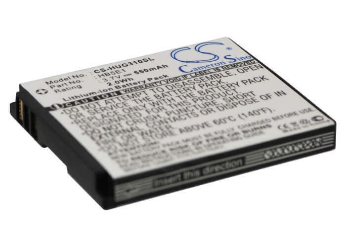 3.7V, Li-ion, 550mAh, SmartPhone battery fits Huawei, Hb5e1, C3100, G2201, 2.04Wh Mobile, SmartPhone Cameron Sino Technology Limited (Smartphone)