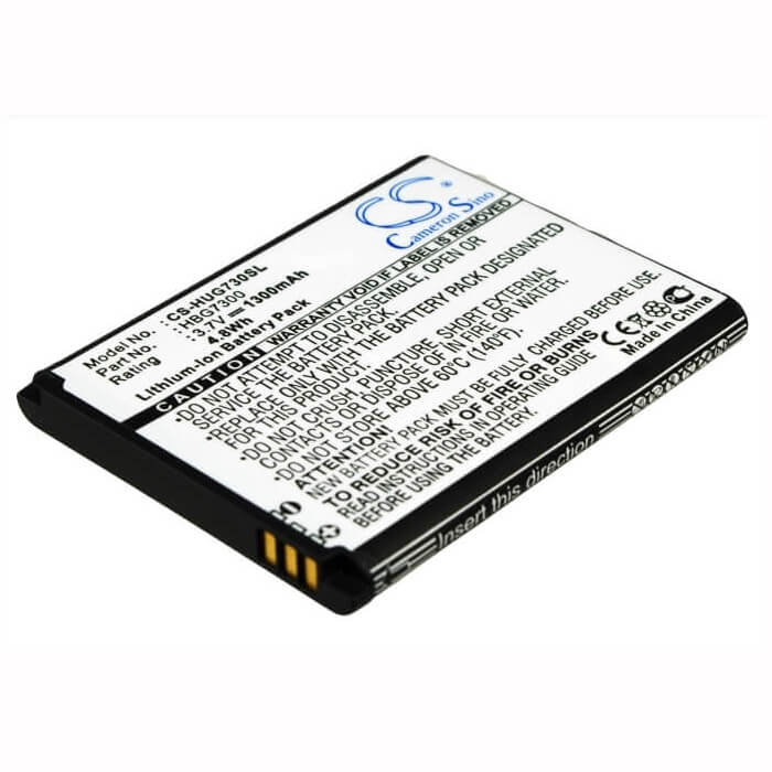 3.7V, Li-ion, 1300mAh, SmartPhone battery fits T-mobile, Huawei, Hbg7300, G7300, 4.81Wh Mobile, SmartPhone Cameron Sino Technology Limited (Smartphone)