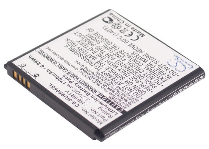 3.7V, Li-ion, 1700mAh, SmartPhone battery fits Huawei, Hb5r1v, Hn3-u01, Honor 2, 6.29Wh Mobile, SmartPhone Cameron Sino Technology Limited (Smartphone)
