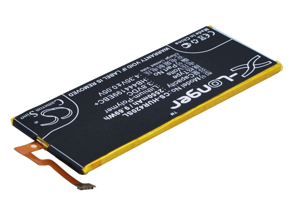 3.8V, Li-Polymer, 2550mAh, SmartPhone battery fits Huawei, Hb444199ebc+, C8818, Chc-u01, 9.69Wh Mobile, SmartPhone Cameron Sino Technology Limited (Smartphone)