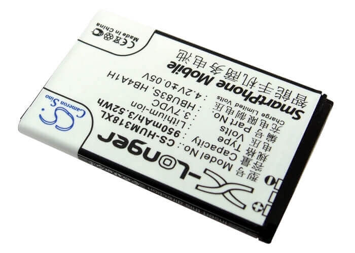 3.7V, Li-ion, 950mAh, SmartPhone battery fits Consumer Cellular, Plusfon, Huawei, Vodafone, Metropcs, At&t, Hb4a1h, Gophone U2800a, U2800a, 3.52Wh Mobile, SmartPhone Cameron Sino Technology Limited (Smartphone)