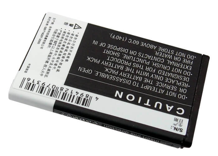 3.7V, Li-ion, 950mAh, SmartPhone battery fits Consumer Cellular, Plusfon, Huawei, Vodafone, Metropcs, At&t, Hb4a1h, Gophone U2800a, U2800a, 3.52Wh Mobile, SmartPhone Cameron Sino Technology Limited (Smartphone)