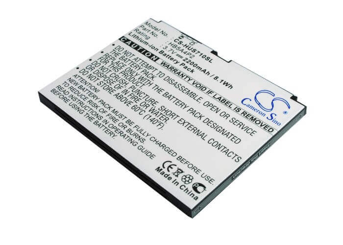 Battery For Huawei Ideos S7 Tablet, Ideos S7-105, Smarkit S7 3.7v, 2200mah - 8.14wh Batteries for Electronics Cameron Sino Technology Limited (Suspended)