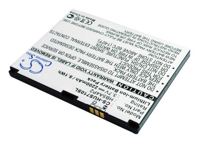Battery For Huawei Ideos S7 Tablet, Ideos S7-105, Smarkit S7 3.7v, 2200mah - 8.14wh Batteries for Electronics Cameron Sino Technology Limited (Suspended)