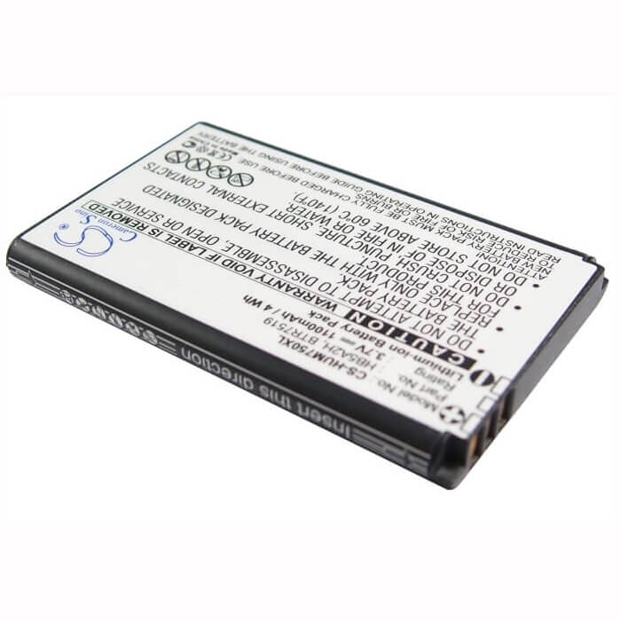 3.7V, Li-ion, 1100mAh, SmartPhone battery fits Cricket, Metropcs, Huawei, Btr7519, Crosswave, Crosswave Wifi Broadband Route, 4.07Wh Mobile, SmartPhone Cameron Sino Technology Limited (Smartphone)