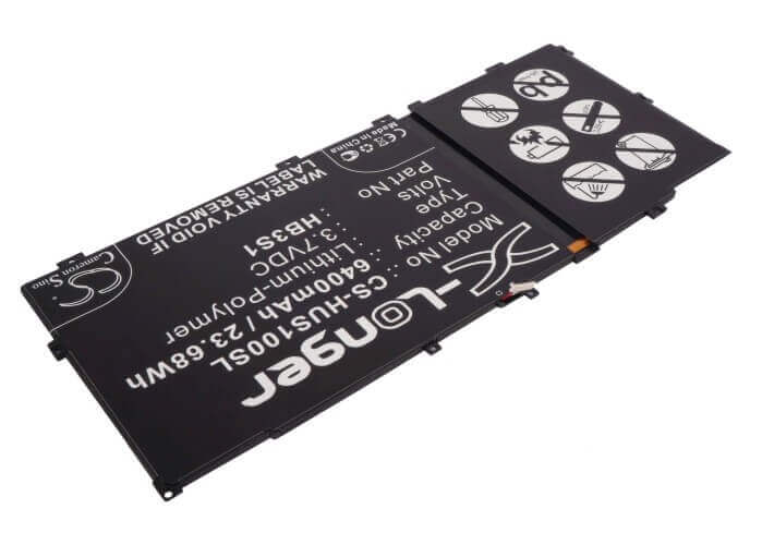 Battery For Huawei Mediaapad 10fhd, Mediaapad S10, Mediaapad S101u 3.7v, 6400mah - 23.68wh Notebook, Laptop Cameron Sino Technology Limited