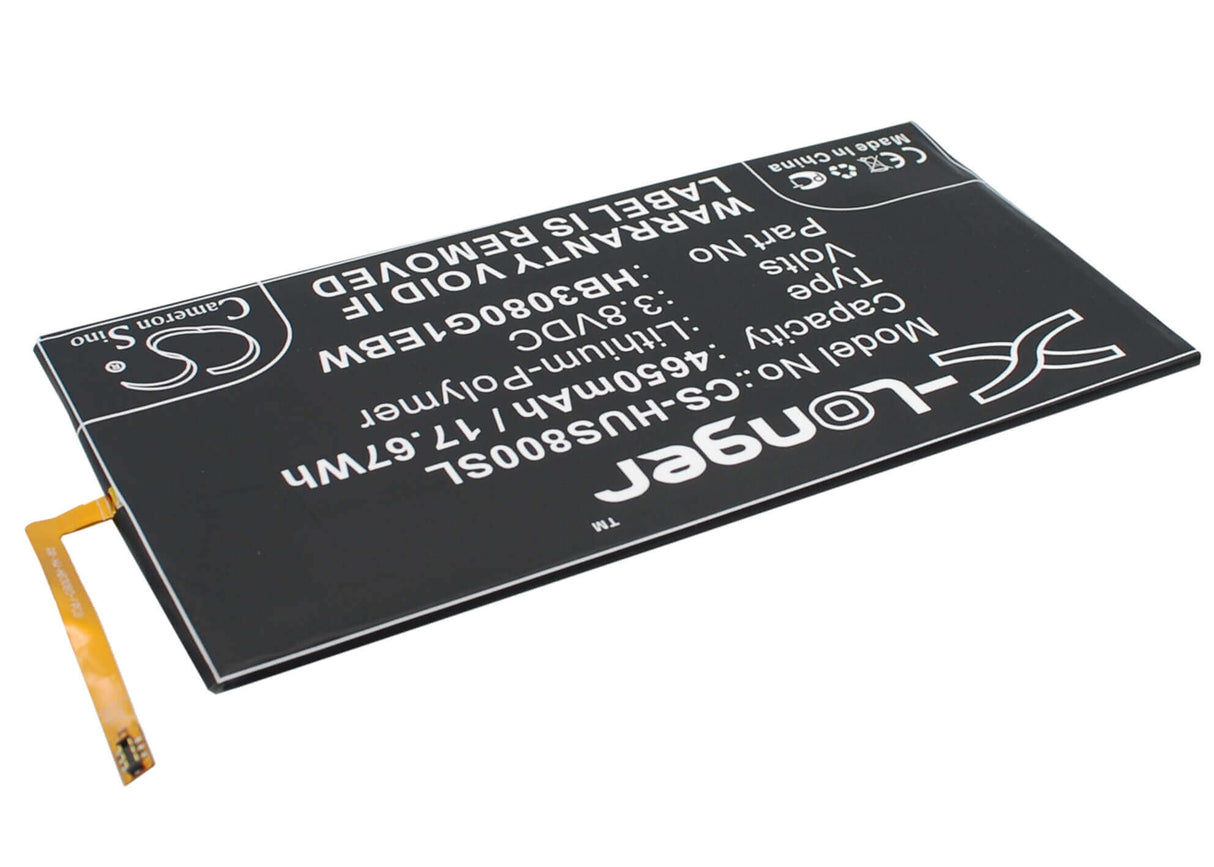 3.8V, Li-Polymer, 4650mAh, Tablet battery fits Huawei, Hb3080g1ebc, Ee Eagle, Ee Eagle 4g Lte, 17.67Wh Tablet Cameron Sino Technology Limited
