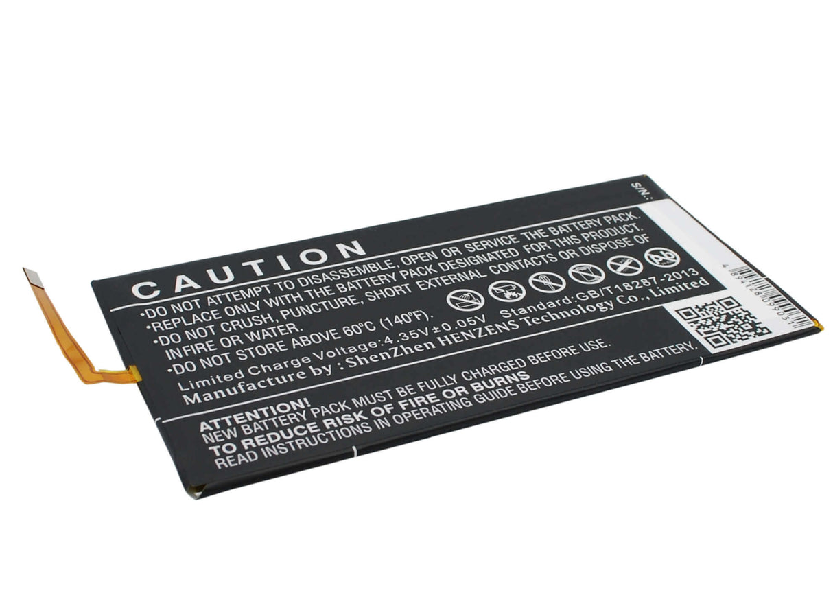 3.8V, Li-Polymer, 4650mAh, Tablet battery fits Huawei, Hb3080g1ebc, Ee Eagle, Ee Eagle 4g Lte, 17.67Wh Tablet Cameron Sino Technology Limited
