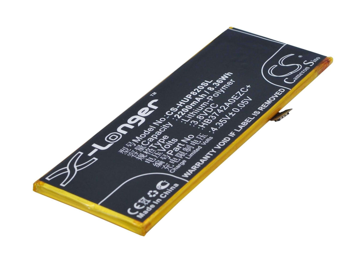 3.8V, Li-Polymer, 2200mAh, batterie de smartphone compatible avec Huawei, Hb3742a0ezc, Ale-cl00, Ale-cl10, 8.36Wh Mobile, Smartphone Cameron Sino Technology Limited (Smartphone)