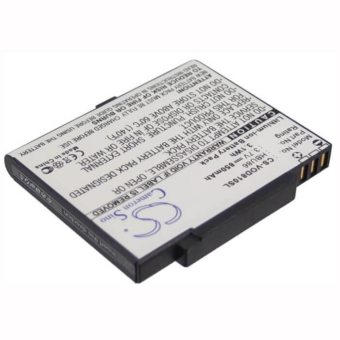 3.7V, Li-ion, 850mAh, batterie PDA compatible avec Vodafone, Hbu86, T7200, U3200, 3.15Wh PDA, Pocket PC Cameron Sino Technology Limited (Suspendu)