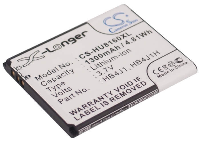 3.7V, Li-ion, 1300mAh, SmartPhone battery fits Sfr, Mtc, Vodafone, Orange, Huawei, Metropcs, T-mobile, Hb4j1, Ascend Y100, C8500, 4.81Wh Mobile, SmartPhone Cameron Sino Technology Limited (Smartphone)