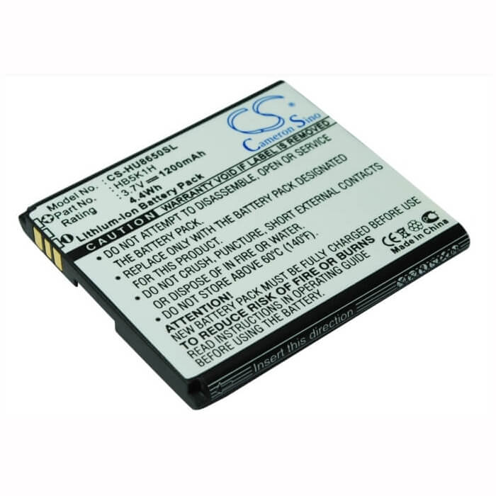 3.7V, Li-ion, 1200mAh, SmartPhone battery fits T-mobile, Srf, Huawei, At&t, Metropcs, Hb5k1h, Fusion, Fusion 2, 4.44Wh Mobile, SmartPhone Cameron Sino Technology Limited (Smartphone)
