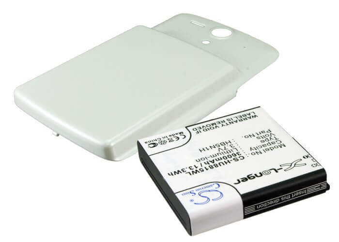 Batterie pour Huawei U8815, Coque arrière blanche Ascend U8815 3.7v, 3600mah - 13.32wh Batteries pour l'électronique Cameron Sino Technology Limited (Suspendu)