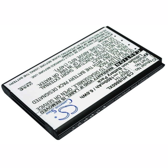 3.7V, Li-ion, 1800mAh, SmartPhone battery fits Huawei, Hb5f1h, Honor, M886, 6.66Wh Mobile, SmartPhone Cameron Sino Technology Limited (Smartphone)