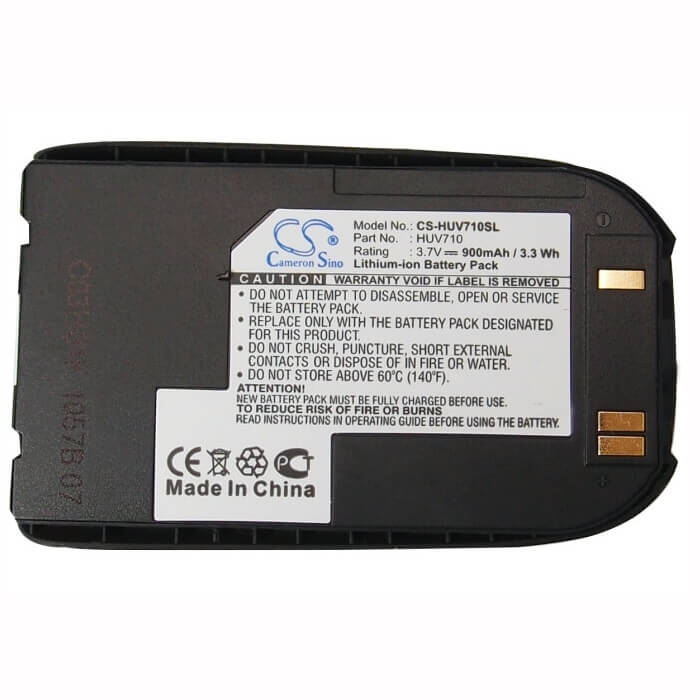 3.7V, Li-ion, 900mAh, SmartPhone battery fits Vodafone, V710, 3.33Wh Mobile, SmartPhone Cameron Sino Technology Limited (Suspended)