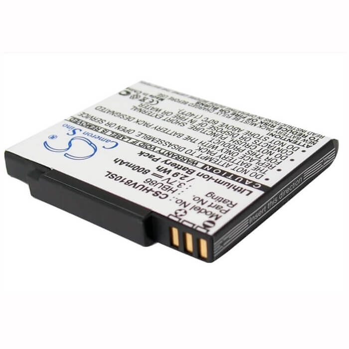 3.7V, Li-ion, 800mAh, SmartPhone battery fits Huawei, Hbu86, T7200, U7200, 2.96Wh Mobile, SmartPhone Cameron Sino Technology Limited (Suspended)