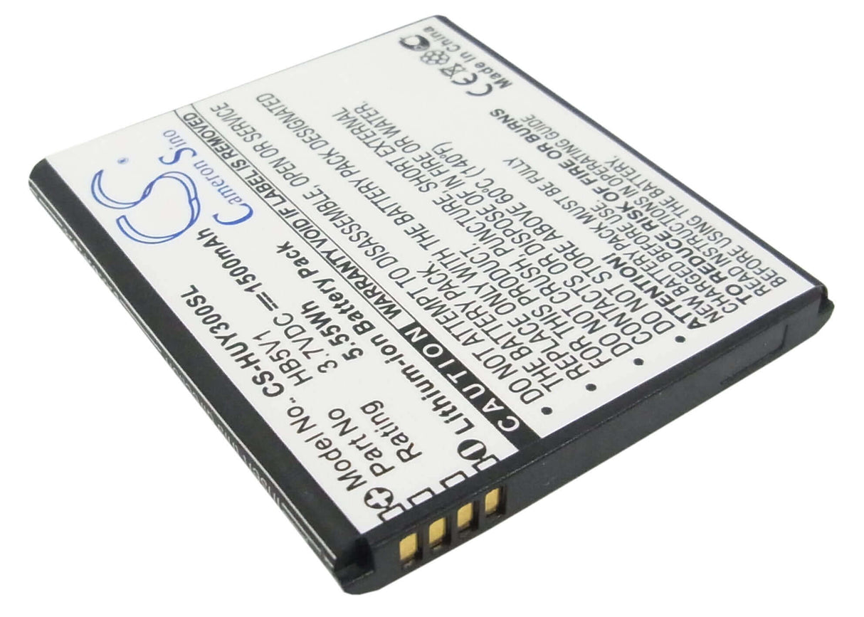 3.7V, Li-ion, 1500mAh, SmartPhone battery fits Huawei, Hb5v1, Ascend G350, Ascend G350-u00, 5.55Wh Mobile, SmartPhone Cameron Sino Technology Limited (Smartphone)