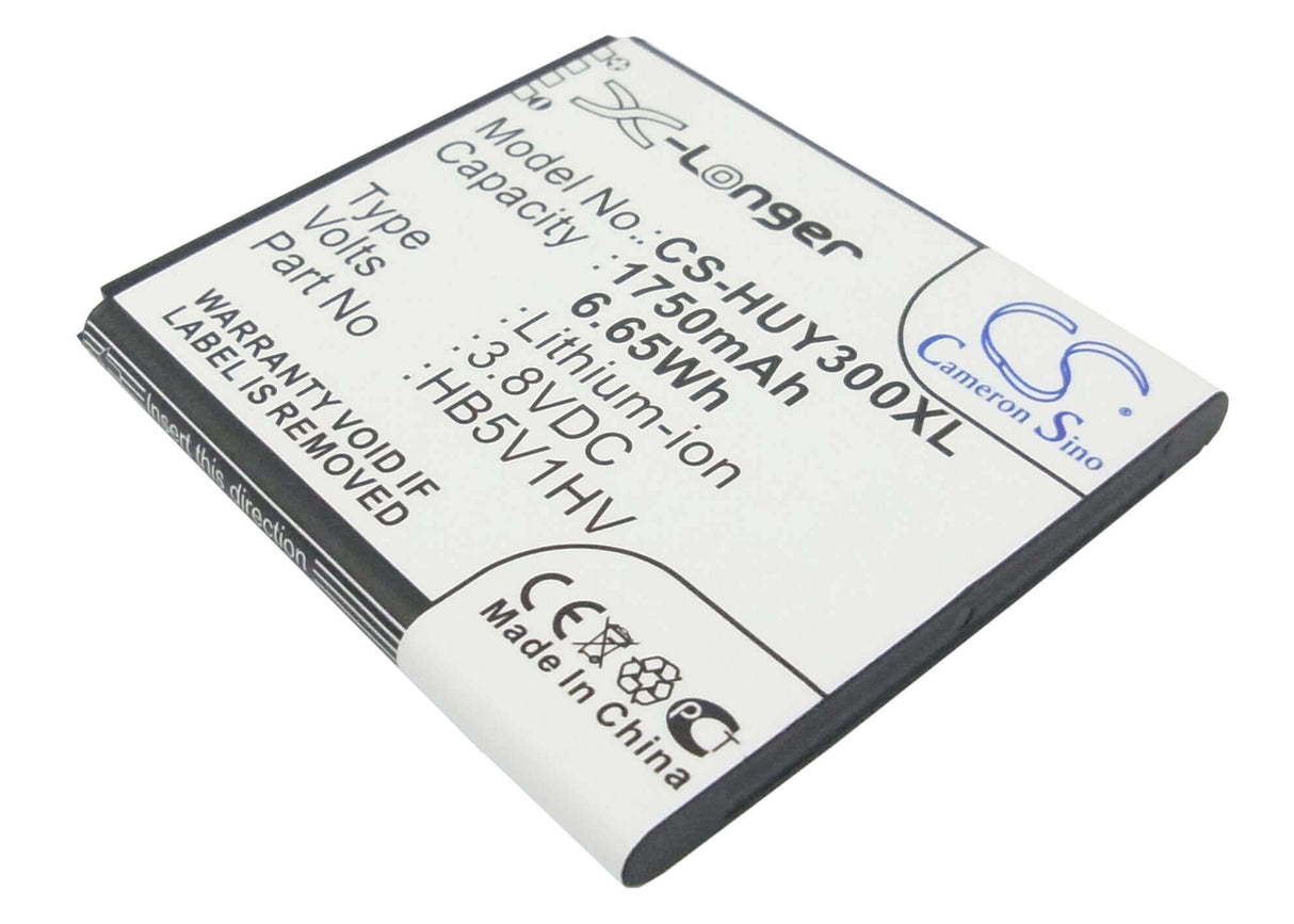 3.8V, Li-ion, 1750mAh, SmartPhone battery fits Huawei, Hb5v1, Ascend G350, Ascend G350-u00, 6.65Wh Mobile, SmartPhone Cameron Sino Technology Limited (Smartphone)