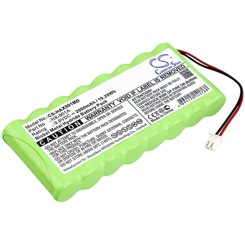 9,6V, Ni-MH, 2000mAh, Batterie médicale compatible avec Huaxi, Hx-901a, 19,20Wh Medical Cameron Sino Technology Limited (Médical)