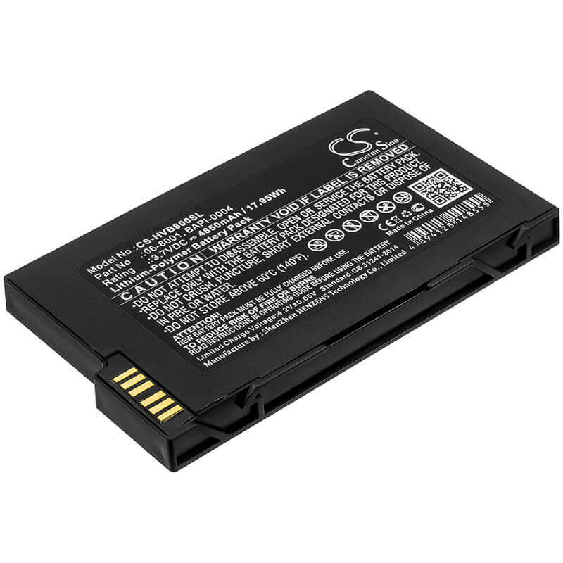3,7V, Li-Polymère, 4850mAh, Batterie d'équipement compatible avec Humanware, 2228498, BrailleNote, Voicenote Apex, 17,95Wh Équipement, Enquête, Test Cameron Sino Technology Limited