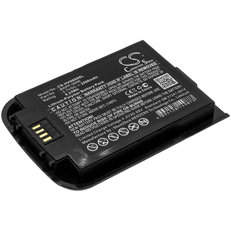 3.8V, Li-Polymer, 2500mAh, Equipment battery fits Humanware, Bapp-0006, New Stream, 9.5Wh Equipment, Survey, Test Cameron Sino Technology Limited