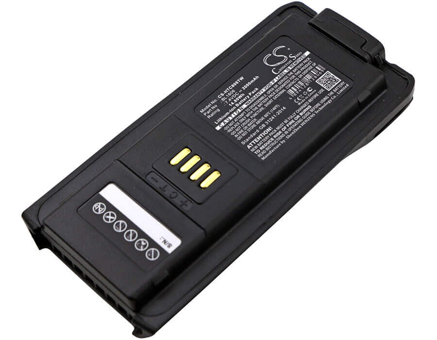 7.4V, Li-ion, 2000mAh, Two-Way Radio battery fits Hyt, Hytera, Bl1806, Pt580, Pt580h, 14.8Wh Two-Way Radio Cameron Sino Technology Limited
