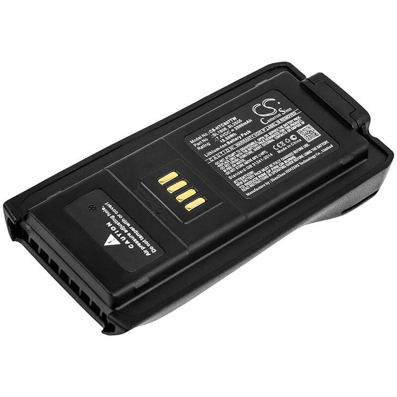7.4V, Li-ion, 2500mAh, Two-Way Radio battery fits Hyt, Hytera, Bl1806, Pt580, Pt580h, 18.5Wh Two-Way Radio Cameron Sino Technology Limited