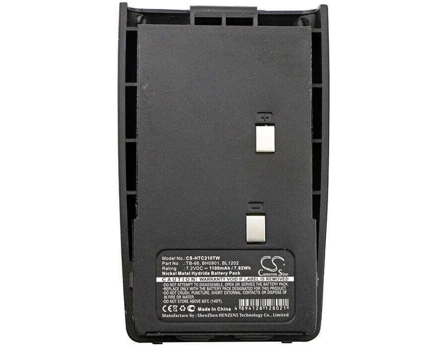 Battery For Hyt Tc-2100h, Tc-2110, Tc-2108 7.2v, 1100mah - 7.92wh Batteries for Electronics Cameron Sino Technology Limited (Suspended)