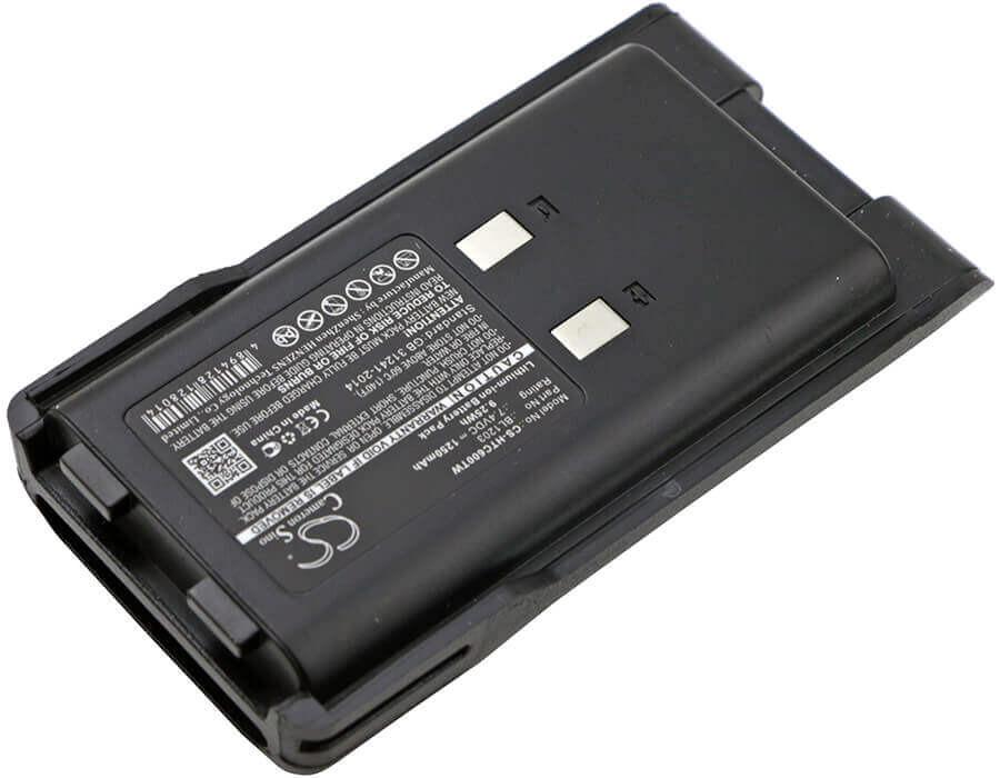 7.4V, Li-ion, 1250mAh, Two-Way Radio battery fits Hyt, Bl1203, Tc600, Tc-600, 9.25Wh Two-Way Radio Cameron Sino Technology Limited
