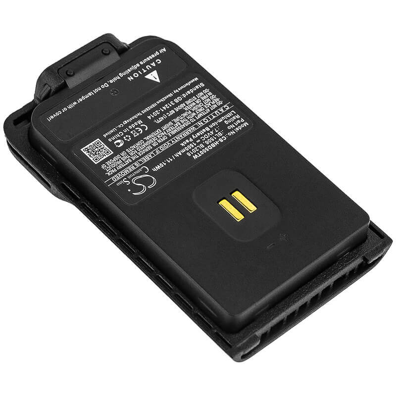7.4V, Li-ion, 1500mAh, Two-Way Radio battery fits Hytera, Bl1506, Bd500, Bd505, 11.1Wh Two-Way Radio Cameron Sino Technology Limited