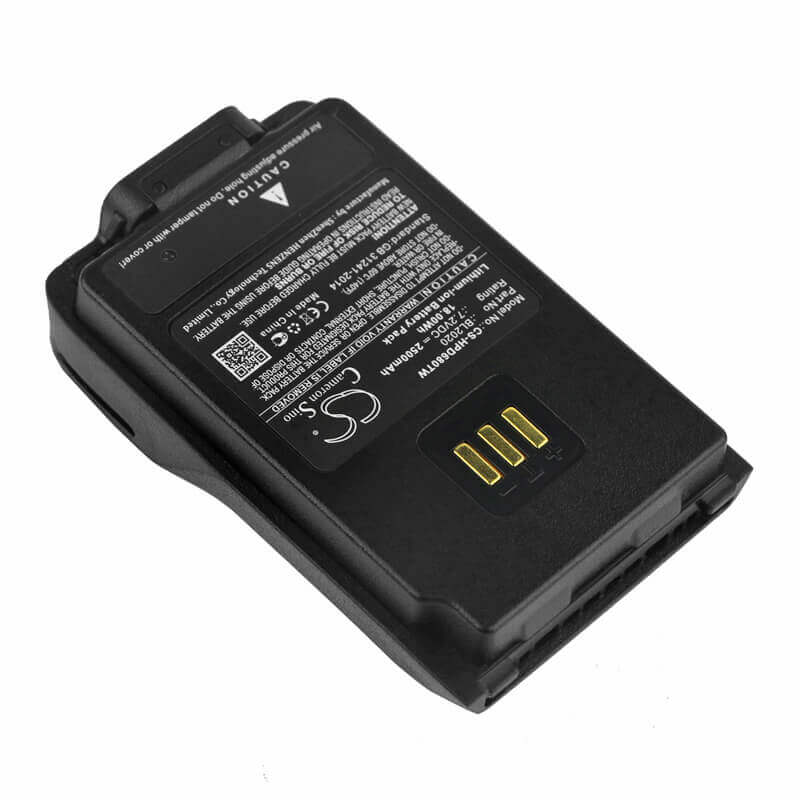 7.2V, Li-ion, 2500mAh, Two-Way Radio battery fits Hytera, Bl2020, Pd402, Pd412, 18Wh Two-Way Radio Cameron Sino Technology Limited