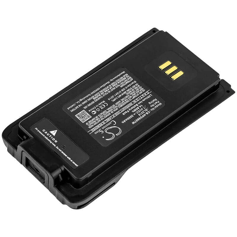 7.4V, Li-ion, 2000mAh, Two-Way Radio battery fits Hytera, Bl2016, Pd985, Pd985u, 14.8Wh Two-Way Radio Cameron Sino Technology Limited
