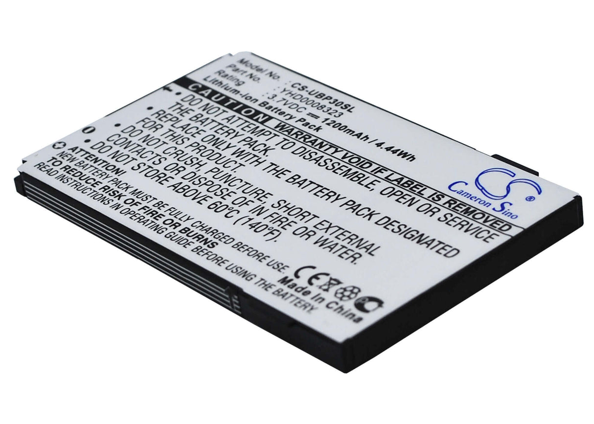 3.7V, Li-ion, 1200mAh, SmartPhone battery fits Simvalley, I-mate, Yhd0008323, Jama, Jama 101, 4.44Wh Mobile, SmartPhone Cameron Sino Technology Limited (Suspended)