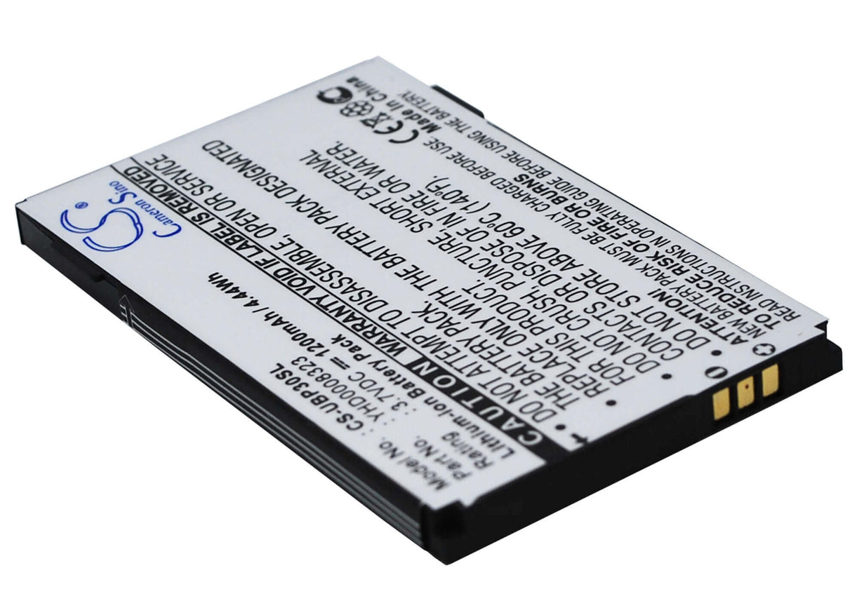 3.7V, Li-ion, 1200mAh, SmartPhone battery fits Simvalley, I-mate, Yhd0008323, Jama, Jama 101, 4.44Wh Mobile, SmartPhone Cameron Sino Technology Limited (Suspended)