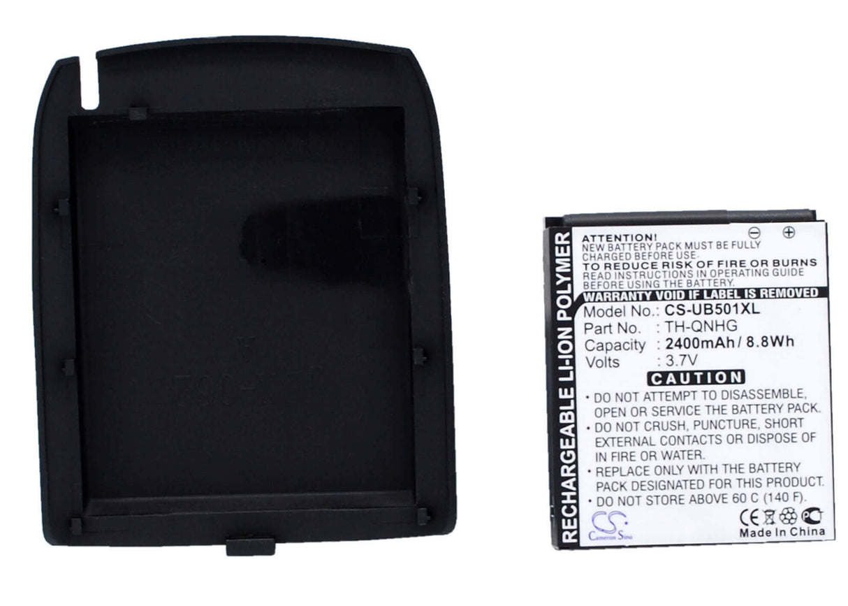 3.7V, Li-ion, 2400mAh, SmartPhone battery fits Ubiquio, Th-qnhg, Jaq3, 8.88Wh Mobile, SmartPhone Cameron Sino Technology Limited (Suspended)