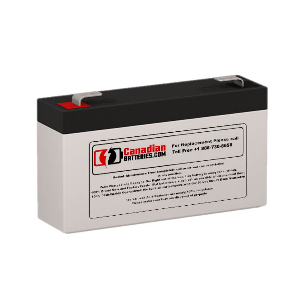 Battery For Ibm 3624 Teller UPS, 1 X 6v, 1.2ah - 7.2wh UPS Batteries CB Range