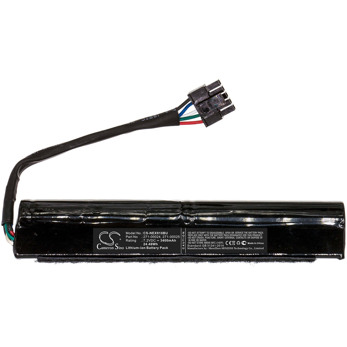 7.2V, Li-ion, 3400mAh, RAID Controller battery fits Ibm, Netapp, Nexergy, 271-00024, 95p7881, 24.48Wh RAID Controller Cameron Sino Technology Limited