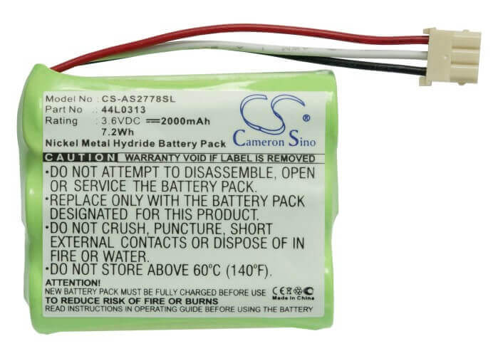 3.6V, Ni-MH, 2000mAh, RAID Controller battery fits Ibm, 22r2717, As2740, As400, 7.2Wh RAID Controller Cameron Sino Technology Limited