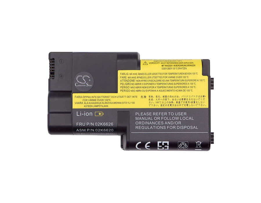 Battery For Ibm, Thinkpad T20, Thinkpad T21, Thinkpad T22 10.8v, 4400mah - 47.52wh Notebook, Laptop Cameron Sino Technology Limited (Suspended)